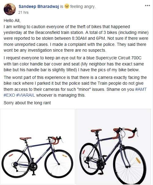 Residents calling on more security after bike stolen at Beaconsfield train station - image