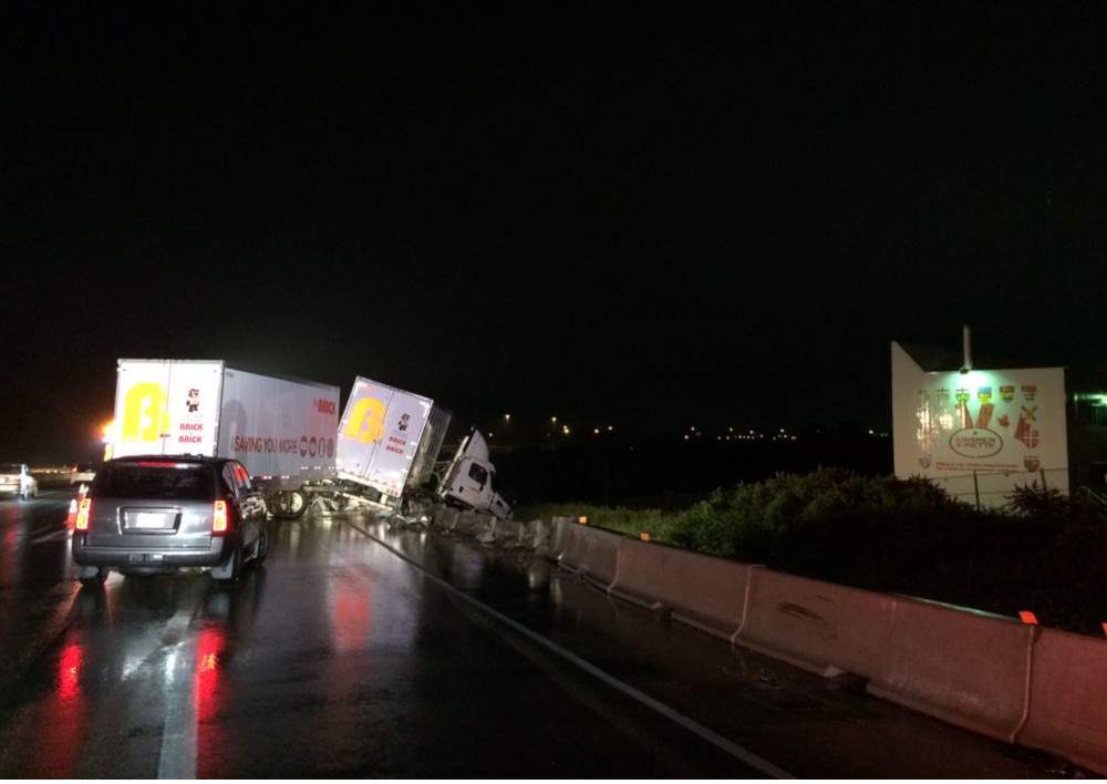 The incident occurred just after 4 a.m. on Wednesday.