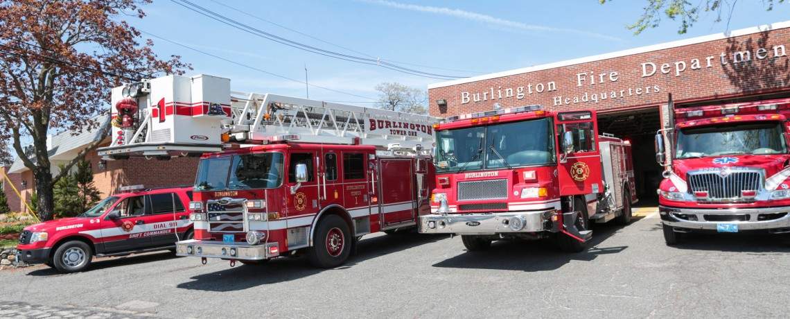 An outdoor fireplace or chiminea is believed to have caused a fire in Burlington.