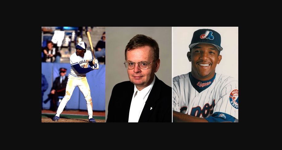 From left to right: Lloyd Moseby, William Humber, Pedro Martinez.