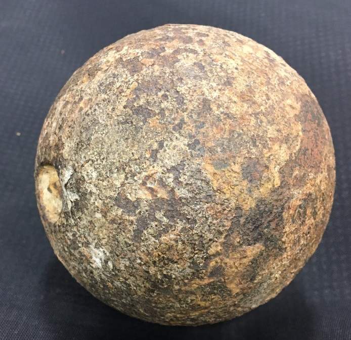 This nine pound cannonball was turned into Winnipeg Police as part of gun amnesty. 