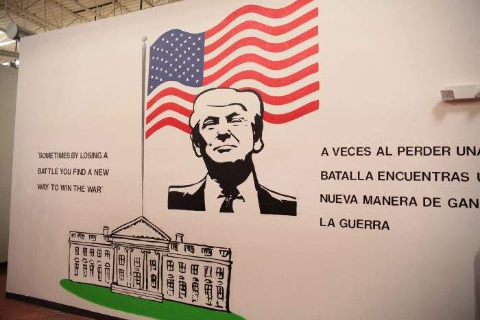 Casa Padre, an immigrant shelter for unaccompanied minors, in Brownsville, Texas, U.S., is seen in this photo provided by the U.S. Department of Health and Human Services, June 14, 2018.