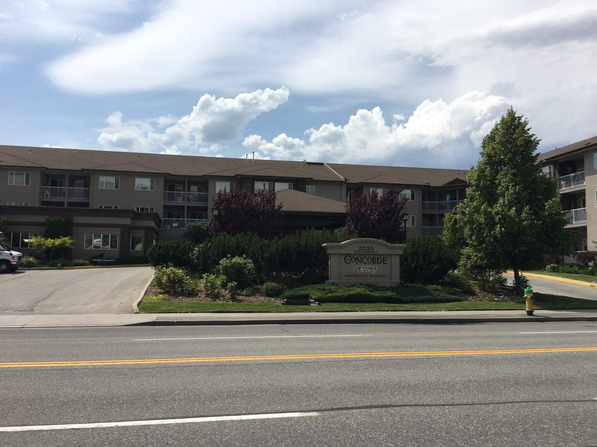 A senior in Penticton died on Wednesday after falling from his third-storey balcony.