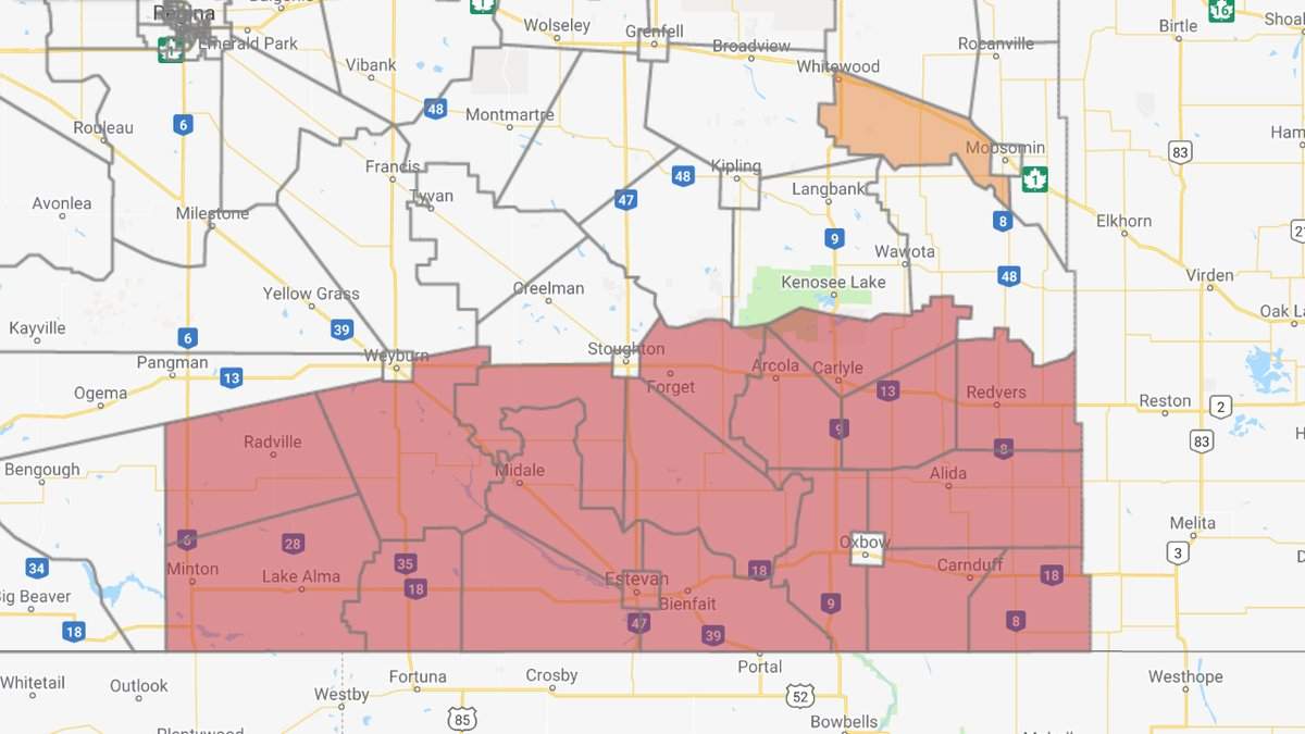 Widespread outages as a result of severe thunderstorms on June 14, 2018.
