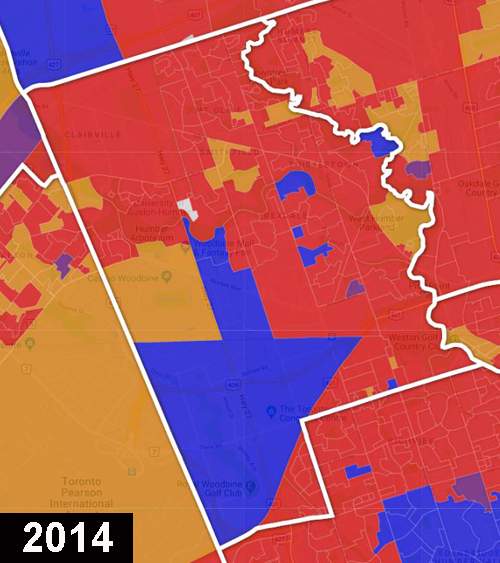 Ontario’s startling election in eight before-and-after maps - image