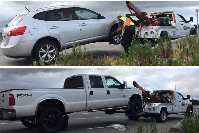 Delta police have issued a warning about excessive speeding after impounding a pair of vehicles clocked at more than 50 kilometres per hour over the limit with children inside. 