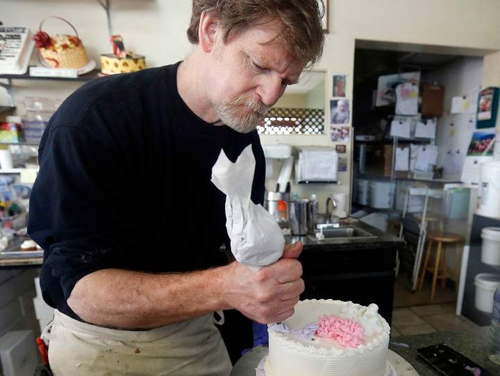 Masterpiece Cakeshop owner Jack Phillips is seen in this 2014 file photo.