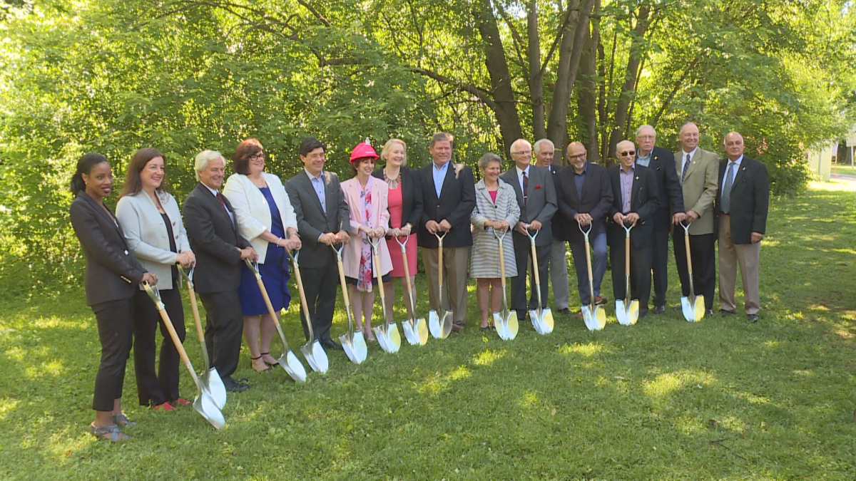 West Island Palliative Care Residence had a groundbreaking ceremony today for their new expansion. June 15, 2018.
