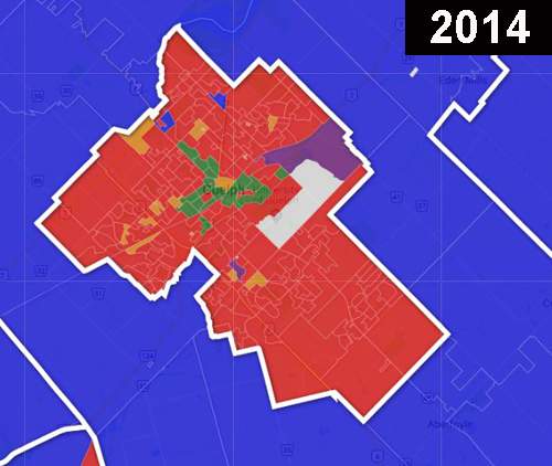 Ontario’s startling election in eight before-and-after maps - image