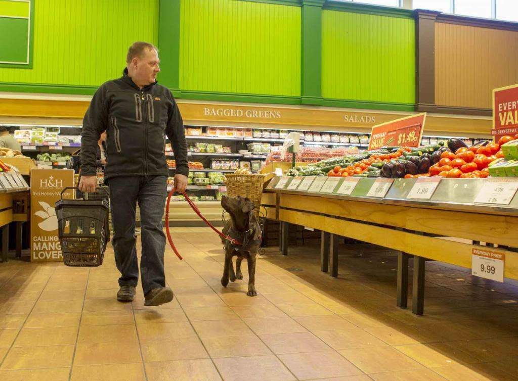 Kevin Johnson is a former police officer who was prescribed a service dog to overcome his injuries and "start living again".