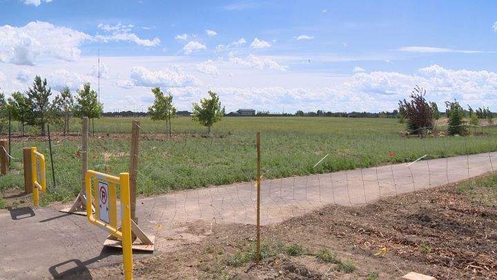 Lethbridge’s newest park broke ground in 2015 and is expected to open in July.