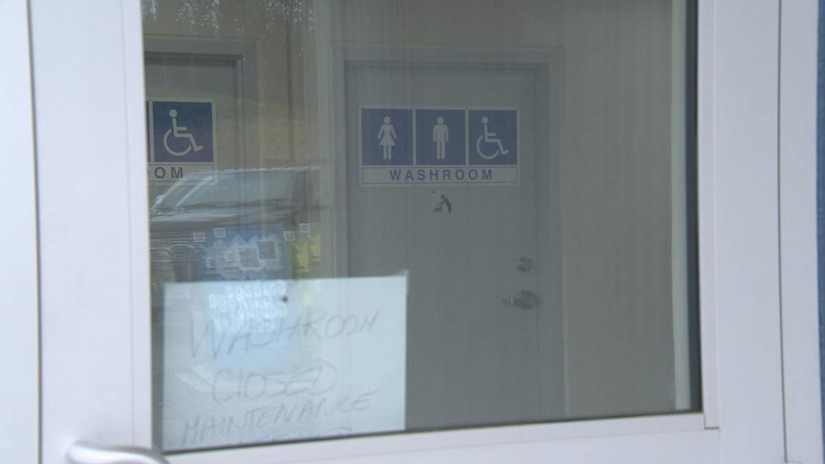 Out of order: Porta-potties now line $4.2-million rest stop on Okanagan Connector - image