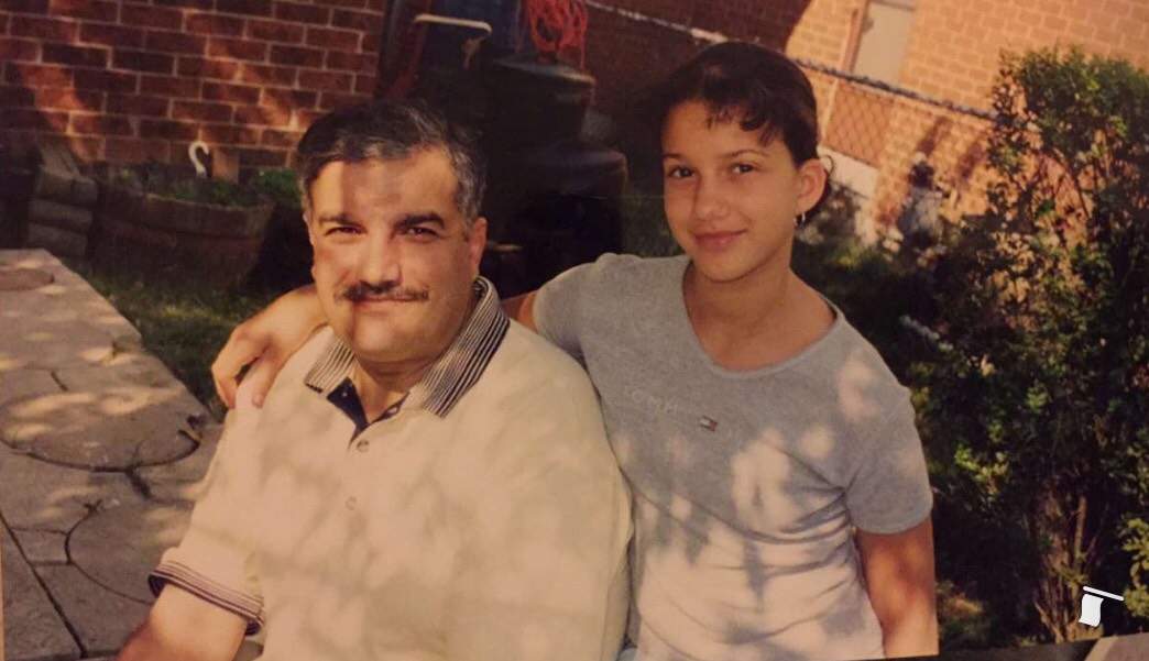Maryam Hachem and her dad. Photo courtesy of Maryam Hachem.