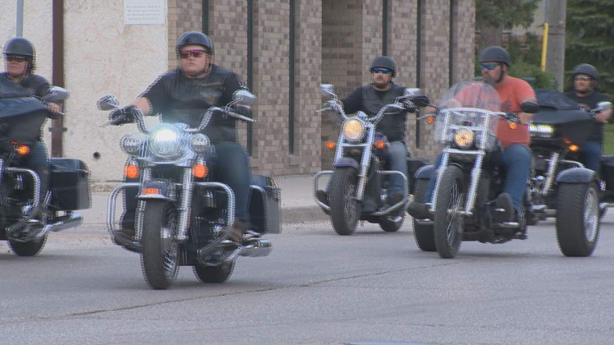 A ride in honour of Matt Cave was held Tuesdsay night.