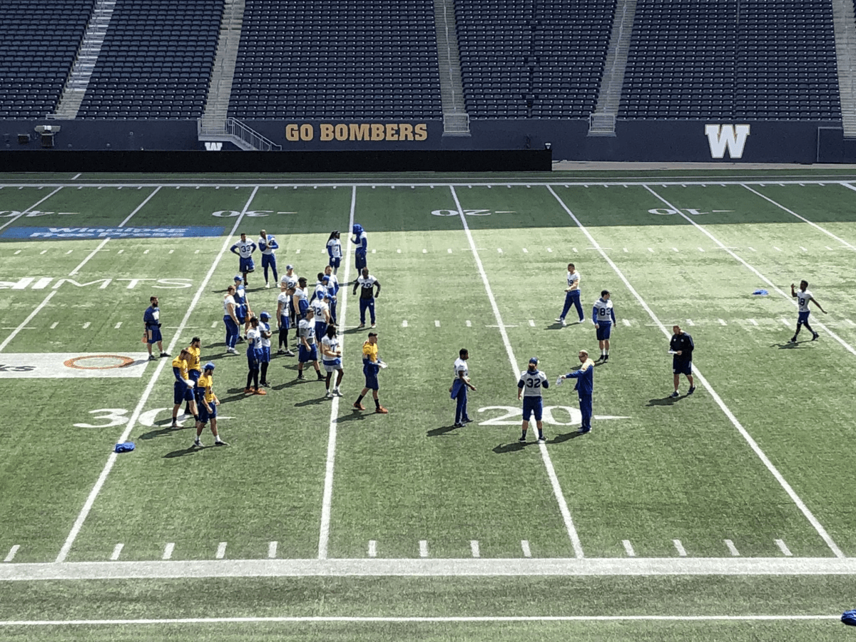 Matt Nichols was not at practice Thursday, June 7, after leaving practice Wednesday with a knee injury. 