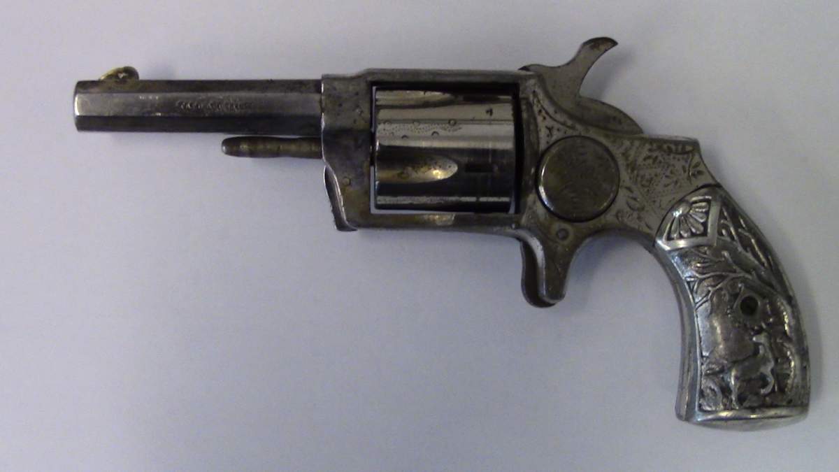 Norwich Arms .30-calibre loaded gun was seized.