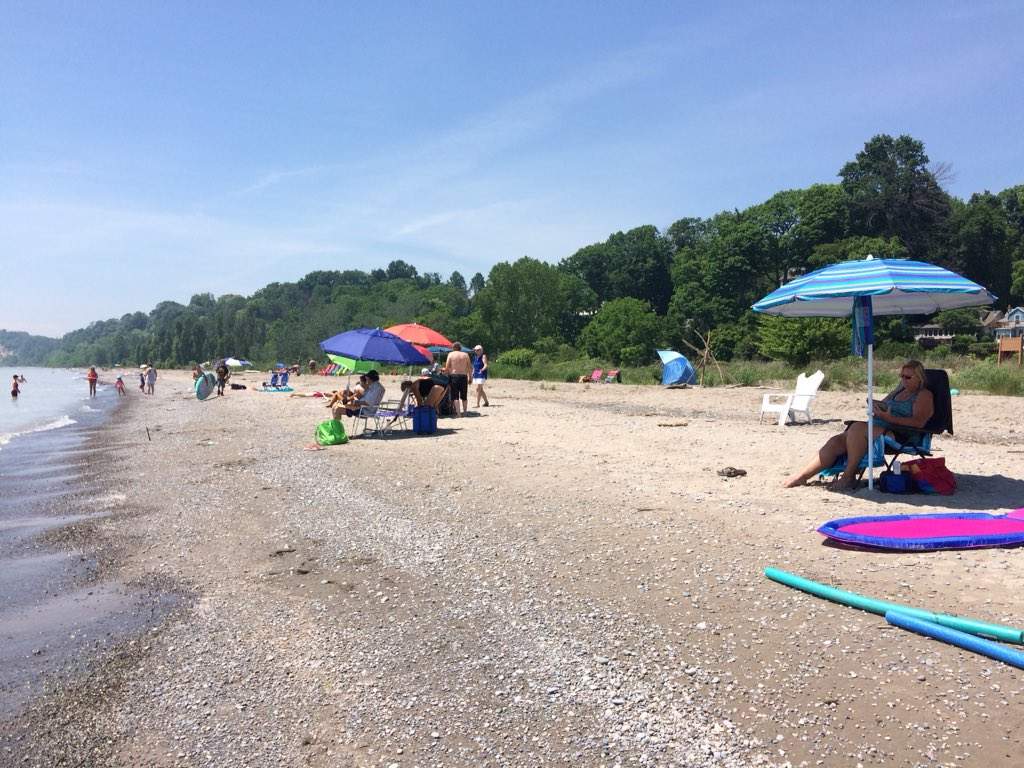 The Erie Rest Beach is a small 250-meter wide beach that can be found west of the Main Beach in Port Stanley.
