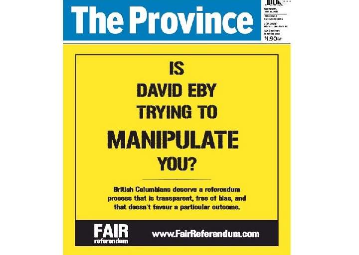 Confusion growing around official B.C.’s proportional representation campaign - image