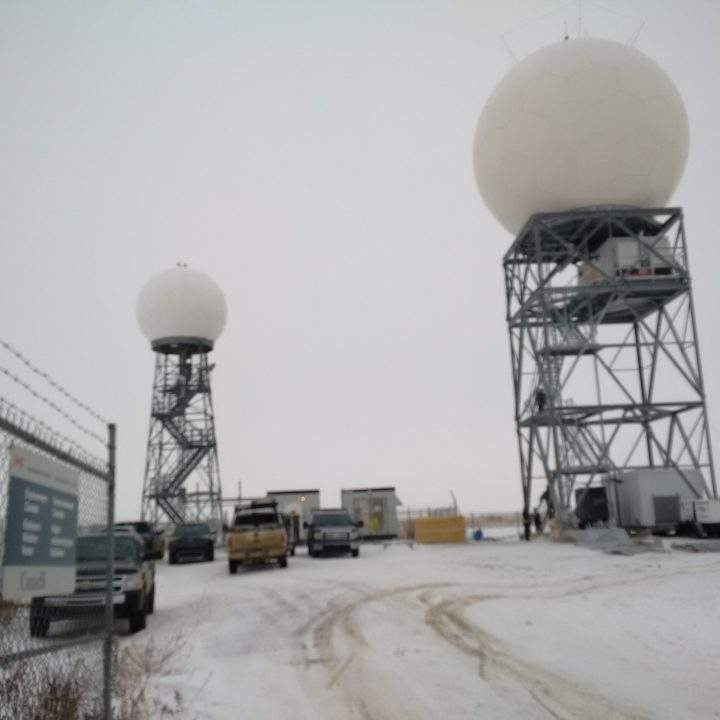The old Radisson radar (left) and new Radisson radar (right).