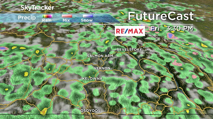 Spotty showers continue on Friday with a risk of thunderstorms across the region.