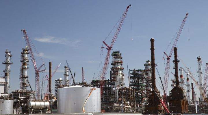Construction of the North West Refining (NWR) Sturgeon Refinery in Redwater, Alberta on Aug. 30, 2016. 