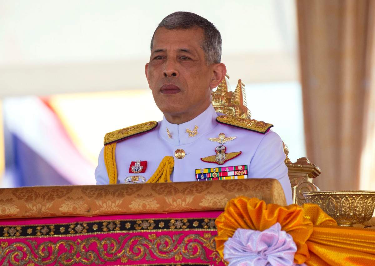 Thai King Maha Vajiralongkorn presides over the Royal Ploughing Ceremony at Sanam Luang in Bangkok, Thailand, 14 May 2018. 