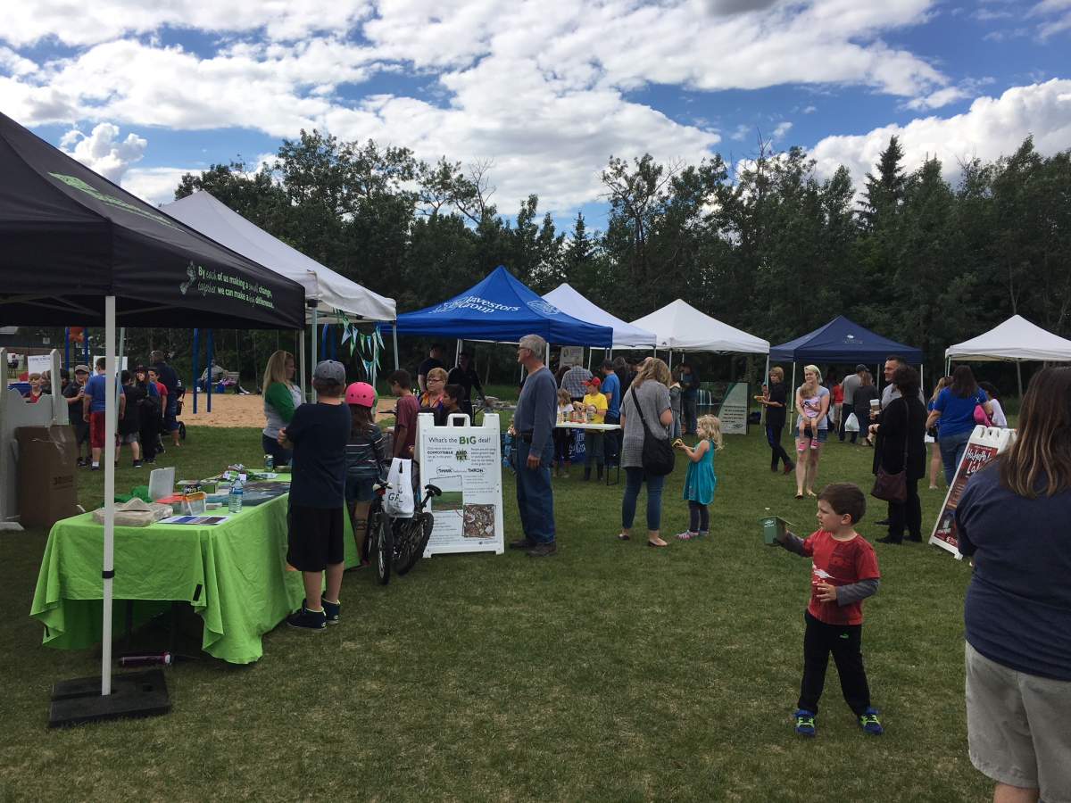 Residents learn about what happens to their waste at the Trash Fest.
