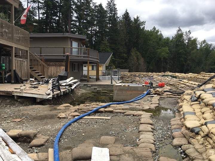 Nine properties on Twin Lakes remain are still on evacuation order.