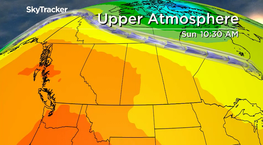 A building upper ridge will gradually warm things up through the weekend.