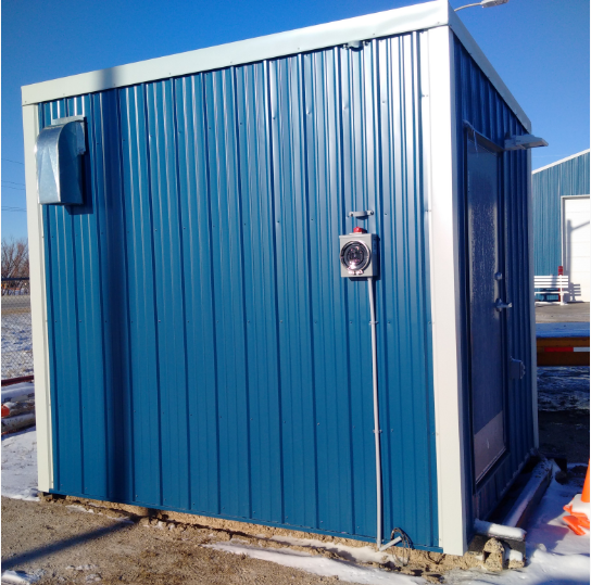 The new mobile air quality monitoring station.