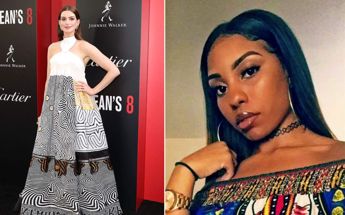 (L-R): Anne Hathaway and Nia Wilson.