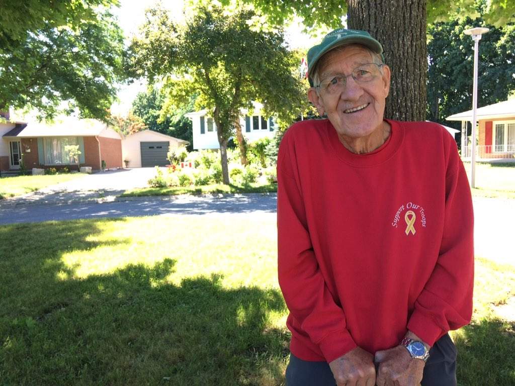 Basil Kelly has lived on Castlegrove Court for nearly 50 years, and said Thursday’s storm was the worst he’s ever seen.