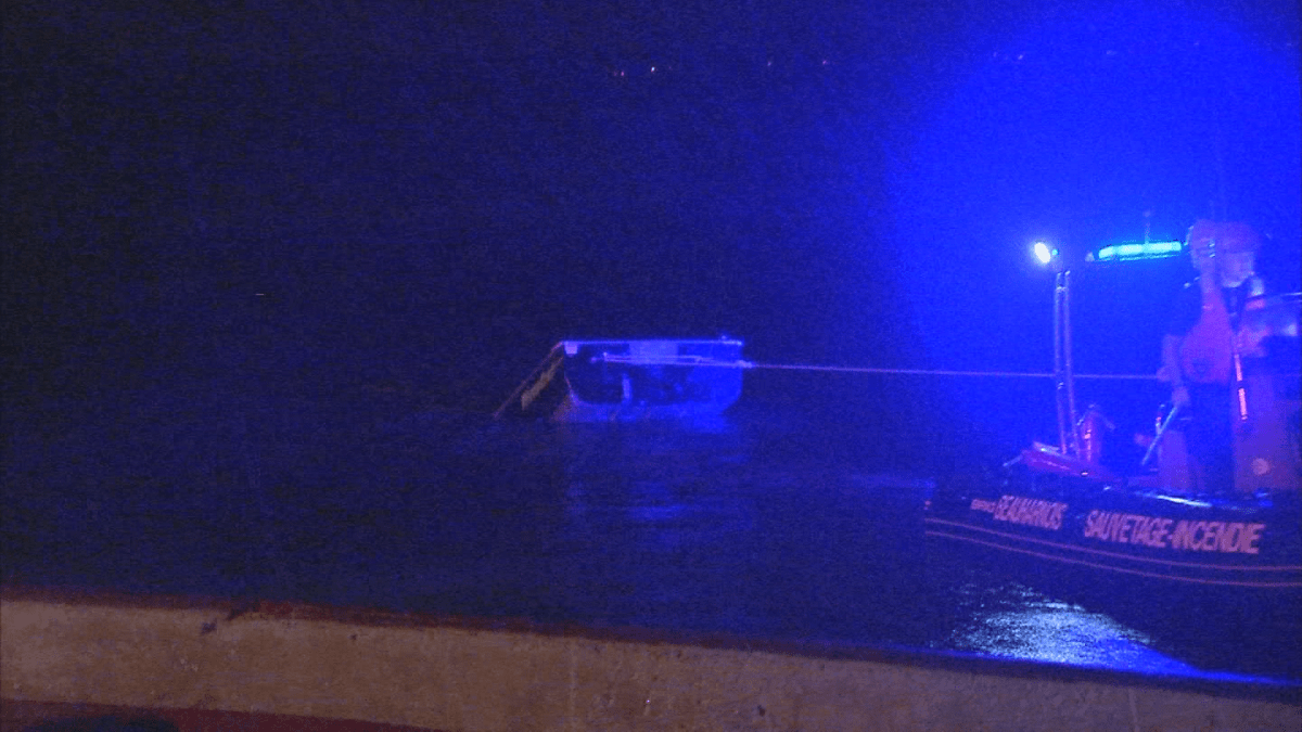 The Canadian Coast Guard found the pair's boat damaged and capsized along with fishing equipment near the Beauharnois power generating station on Tuesday around 2 a.m.