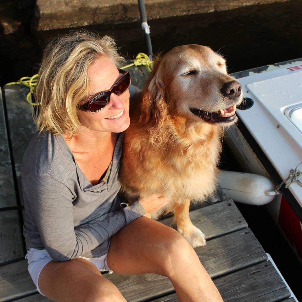 Retired COPE dog Buddy and COPE Service Dogs founder Jane Boake are set to head out on their Lake Simcoe adventure July 29.