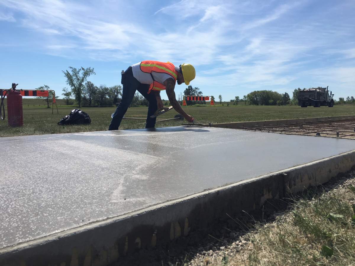 The City of Winnipeg has started construction on two cricket fields with concrete pitches in La Barrière Park.