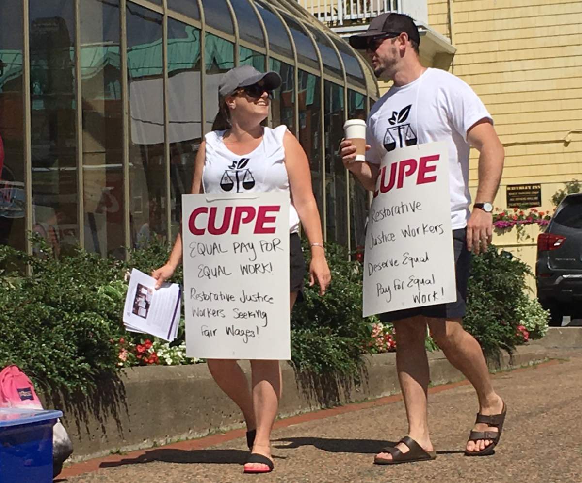 Restorative Justice workers are on strike in Halifax, N.S. They say they have one goal: wage equity in their profession.  