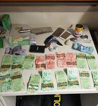 Items seized by OPP.