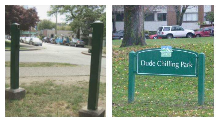 ‘It’s unbelievable’: Dude Chilling Park sign proves popular for thieves, vandals - image