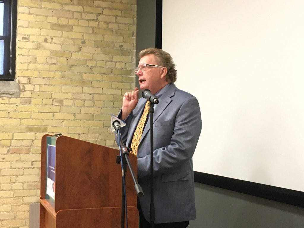Ed Holder officially launched his mayoral campaign at Innovation Works Thursday. 