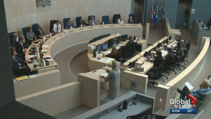 A photo of Edmonton City Council taken on July 9, 2018.