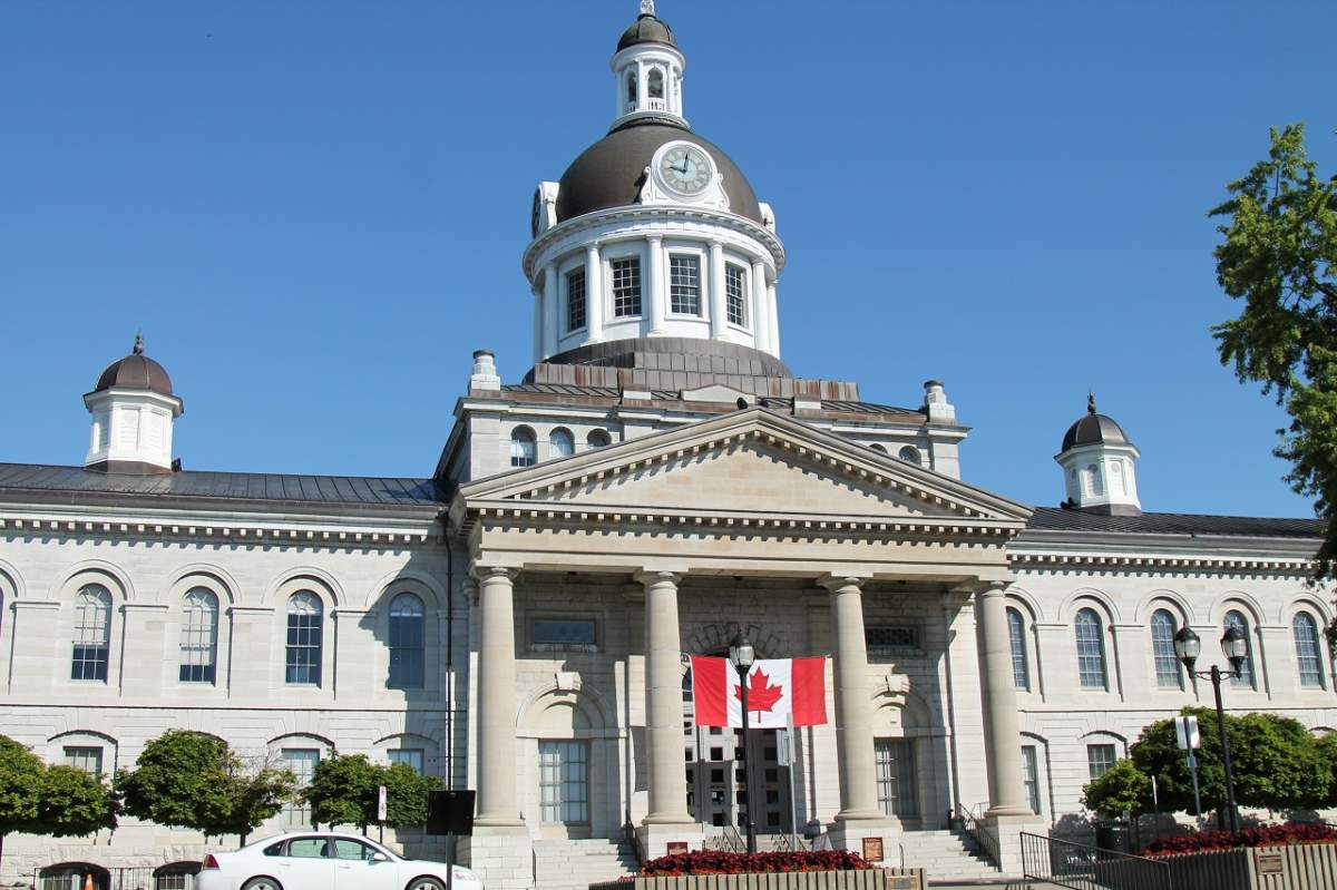 Kingston's City Hall stands at the heart of the downtown core.