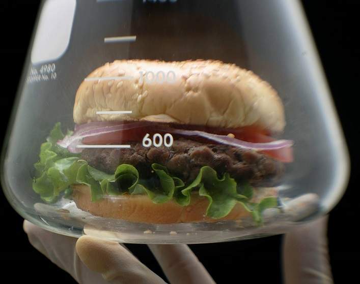 FILE -- Lab grown meat. 