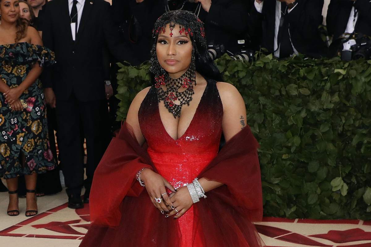 Nicki Minaj attends "Heavenly Bodies: Fashion & the Catholic Imagination", the 2018 Costume Institute Benefit at Metropolitan Museum of Art on May 7, 2018 in New York City.