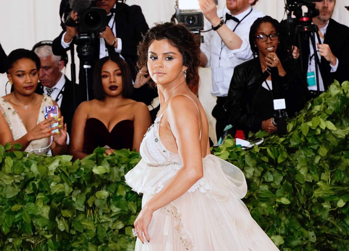 Selena Gomez at Metropolitan Museum of Art on May 7, 2018 in New York City.