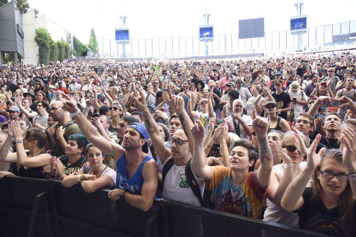 Atmosphere during the 2018 Vans Warped Tour at Shoreline Amphitheatre on June 23, 2018 in Mountain View, California.  
