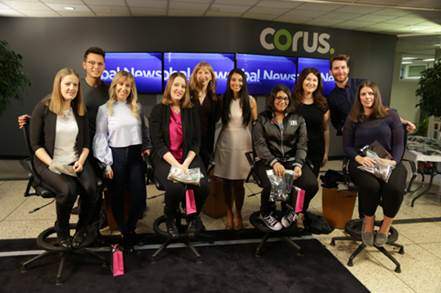 Sonia Sunger and some of the participants during the hair donation drive in October, 2017. Credit: Global News.