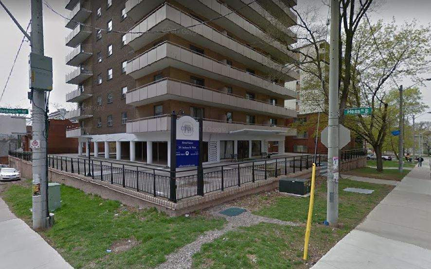 Police say a man suffered electric shock at an apartment building downtown on Wednesday.