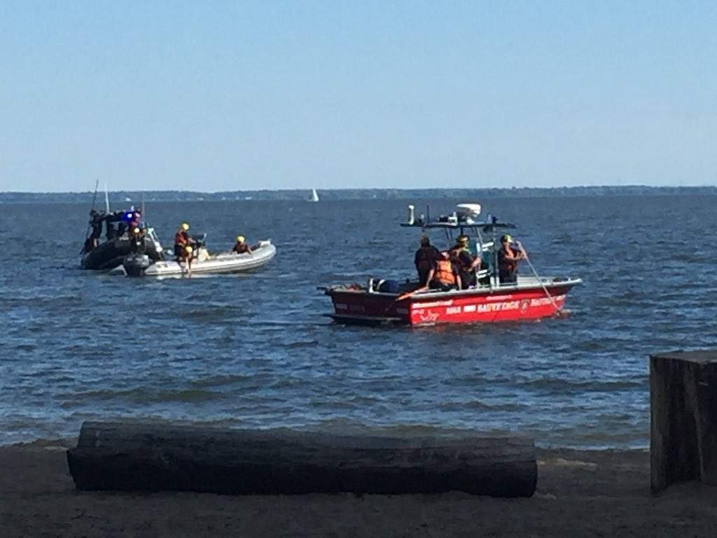 The kayaker went missing early Thursday afternoon.