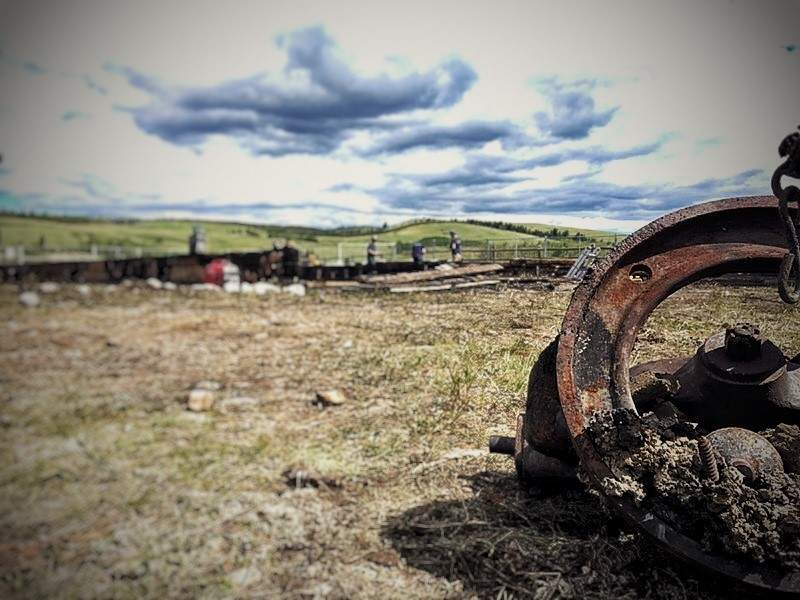 Historic bell salvaged from the rubble