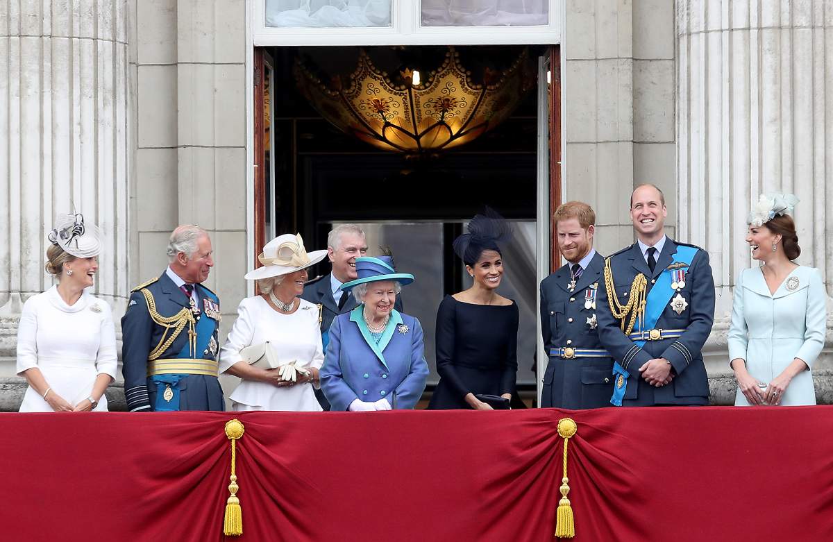Meghan Markle, Kate Middleton, princes William and Harry turn heads at military exercise - image